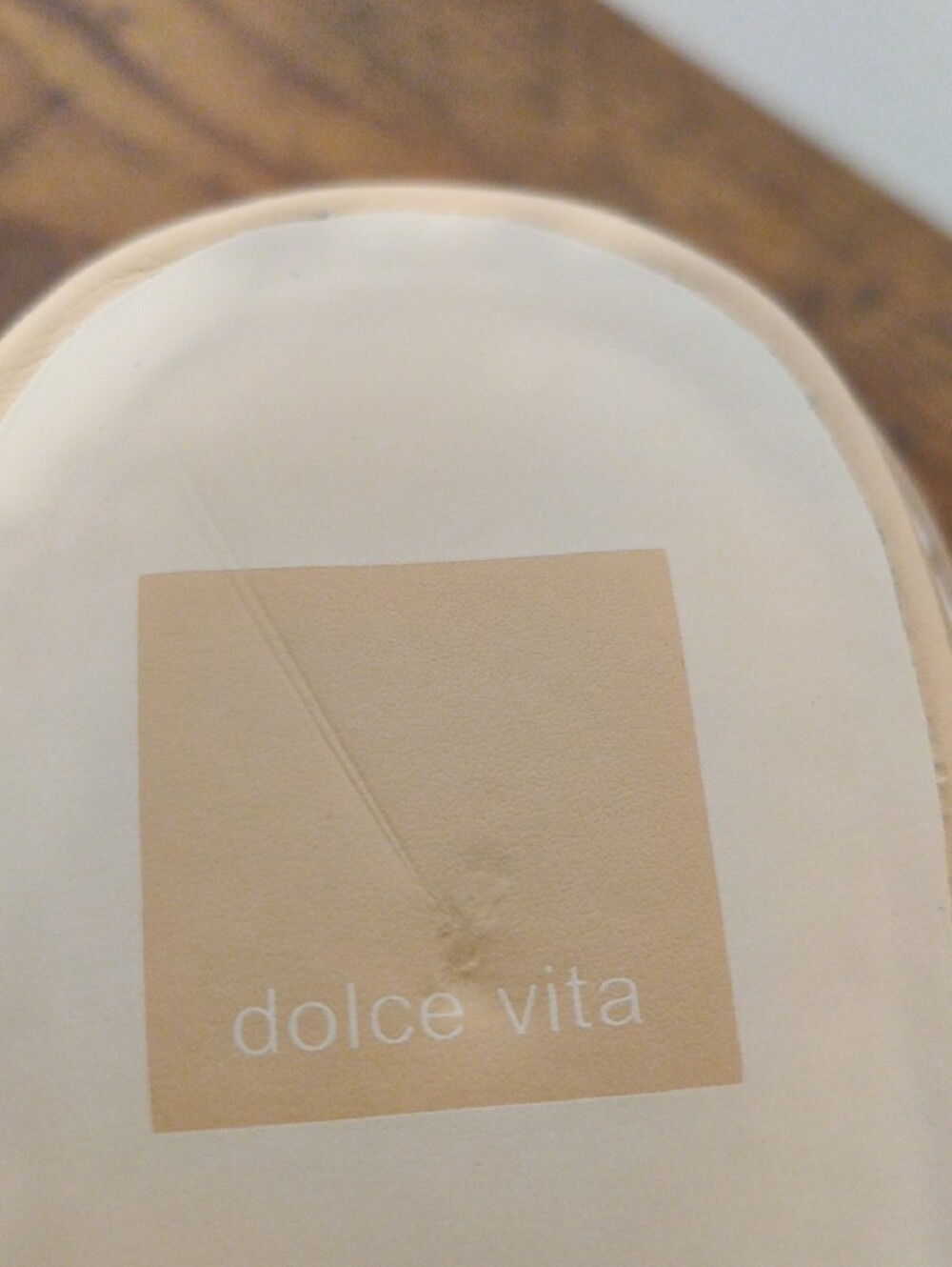 Dolce Vita Cream Woven Platform Sandals - Picture 16 of 16